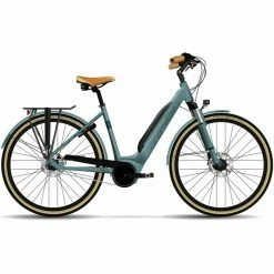 Vélo Électrique Granville E-Absolute 24+ Blue Green Mat 400Wh 2023 -Vélos Urbains Elegant Magasin e absolute 24 blue green 700x700 3