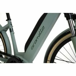 Vélo Électrique Granville E-Absolute 34+ Vert D'Eau 400 Wh 2023 -Vélos Urbains Elegant Magasin e absolute 34 vert deau 4 700x700 3