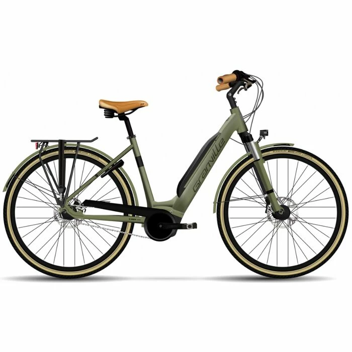 Vélo Électrique Granville E-Absolute 35+ Olive Matt 500Wh 2023 2 Vélo Électrique Granville E-Absolute 35+ Olive Matt 500Wh 2023 – Image 2