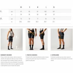 Collant Long Castelli Tutto Nano Women Tight Noir 2023 -Vélos Urbains Elegant Magasin guide des tailles bas femmes 700x700 3