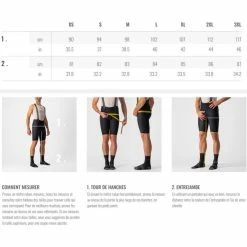 Cuissard Long Castelli SemiFreddo Noir 2023 34 Cuissard Long Castelli SemiFreddo Noir 2023 -Vélos Urbains Elegant Magasin guide des tailles bas homme 700x700 1