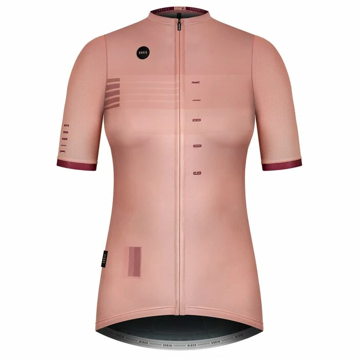 Maillot Manche Courte Gobik Stark Rose Pâle Femme 3 Maillot Manche Courte Gobik Stark Rose Pâle Femme – Image 3