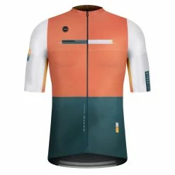 Maillot Manches Courtes Gobik Attitude 2.0 Apricot Unisex -Vélos Urbains Elegant Magasin maillot unisex attitude apricot gobik warm series22 1 700x700 6