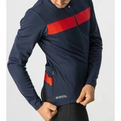 Veste Manche Longue Castelli Raddoppia 3 Bleu Foncé/Rouge 2023 -Vélos Urbains Elegant Magasin raddopia 3 bleu f r o u g e 3 700x700 3