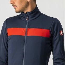 Veste Manche Longue Castelli Raddoppia 3 Bleu Foncé/Rouge 2023 -Vélos Urbains Elegant Magasin raddopia 3 bleu f r o u g e 4 700x700 2